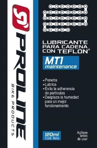 Imagen 2 de 6 de 1 Lubricante Para Cadenas De Bicicleta Con Teflón / 120 Ml