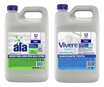 Comprar Jabón Liquido Ala Y Suavizante Vivere 5 Litros Pack X2 Rens