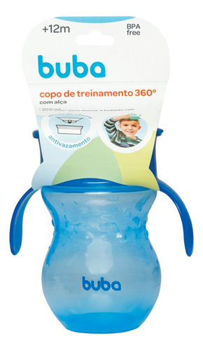 Copo Infantil De Treinamento Com Alça 360° - Buba Baby
