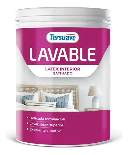 Latex Interior Satinado Lavable Tersuave X 1 Litro