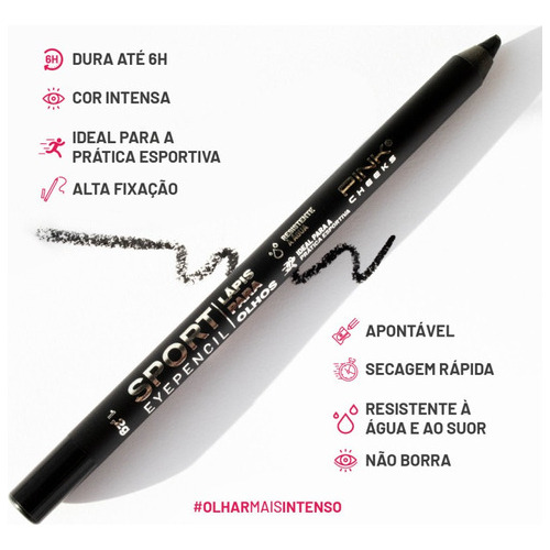Lápis Para Olhos Sport Eyepencil 1,2g Pink Cheeks Cores