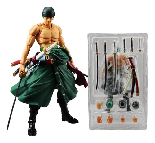 Figura De Acción De Pvc Roronoa Zoro, Juguete Para Construir