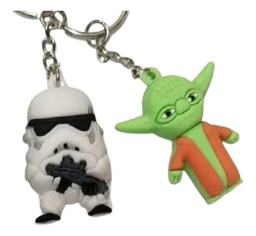 Llavero Star Wars Silicona Stormtrooper Darth Vader Yoda