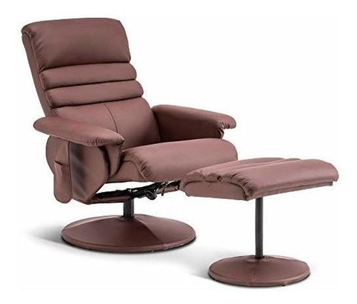 Mcombo Reclinable Con Otomano, Silla Reclinable Con Masaje,