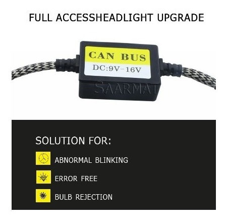 2 Led Canbus Cancelador Cambus De Errores H4, H7