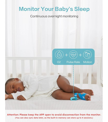 Monitor De Sueño Para Bebés Babytone Con Estación Base, Moni