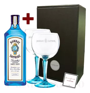 Regalo Gin Bombay Sapphire 750ml + 2 Copones Oficiales 600ml