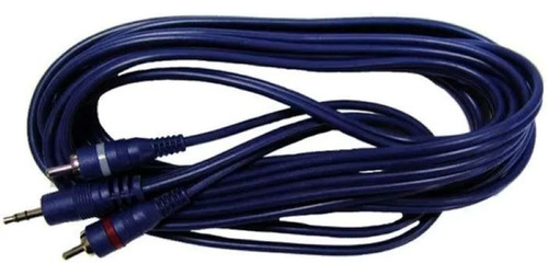 Cable Audio Sonido Miniplug  2 Rca  4 Metros