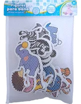 Comprar Juego Bolsa Con Animales De Goma Eva Para Baño Color Multicolor