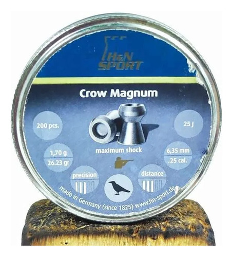 Lata De Diabolos H&n Crow Magnum (1.7g/26.23gr)(6.35mm)