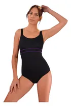 Comprar Marymar Malla Entera Natacion Deportiva Con Broche Repele Al Cloro Talle Grande