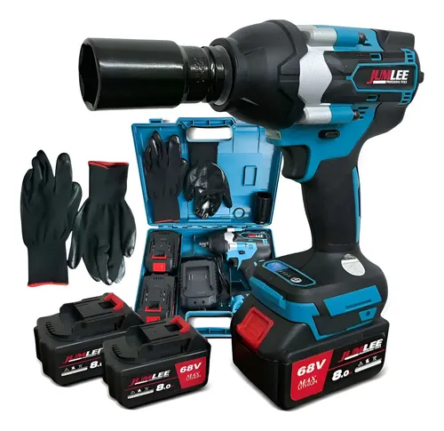Parafusadeira/furadeira 68v Solta Pneu De Caminhão 850nm Abc Azul