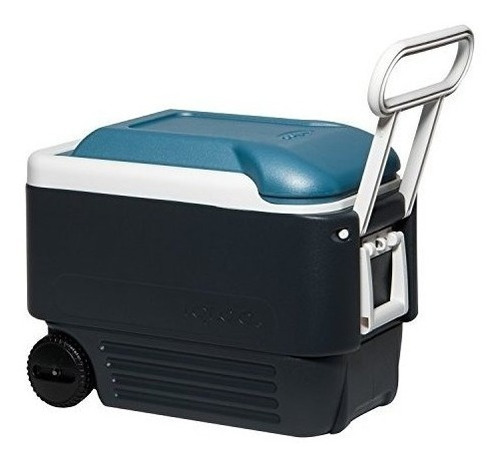 Igloo Maxcold Roller Enfriador Jetice Bluewhite 40 Quart De