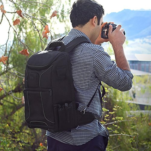 Usa Gear Dslr Camera Backpack Case - Compartimento Para Comp