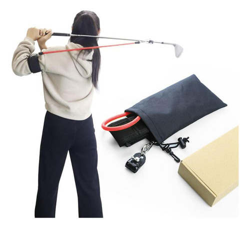 Golf Swing Release Trainer Tension Cord Portable Para