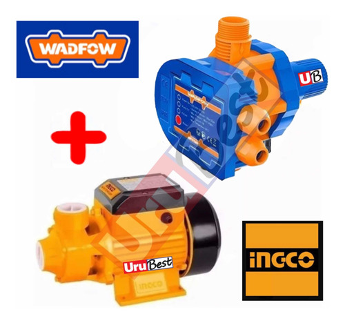 Kit Bomba De Presión Automática 1/2 Hp Ingco /wadfow *ub*