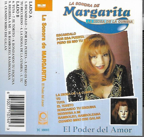 La Sonora De Margarita Album El Poder Del Amor Cassette