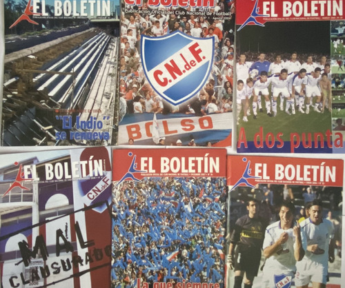 El Boletín 1 Al 43 Publicación Club Nacional De Football Ez5