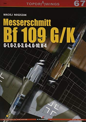 Book : Messerschmitt Bf 109 G/k G-1, G-2, G-3, G-4, G-10,...