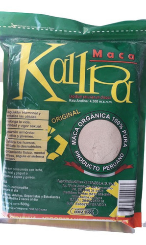 Maca Peruana 500 Gr Envasada En Origen 