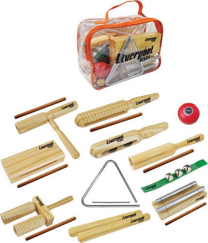 Instrumentos Para Musicalização Infantil Liverpool Kit Inf03