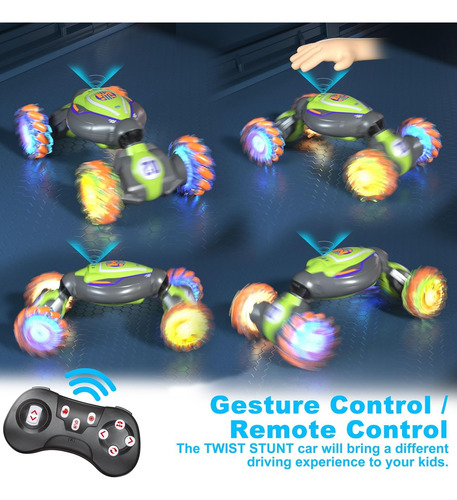 Auto Acrobático Con Detección De Gestos Y Luces Led