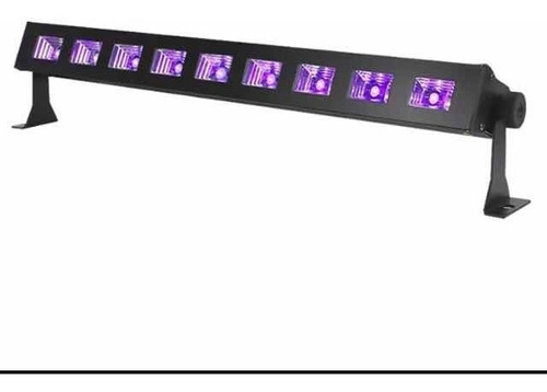 Barra Uv Led 9 X 5w Ultravioleta Luz Negra Disco @lb