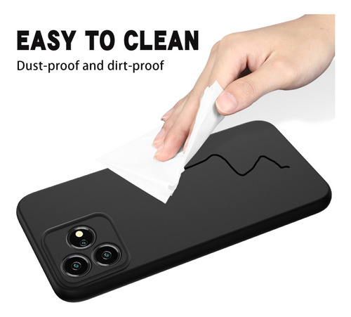 Funda De Silicona Líquida Para Zte Axon 50 Lite