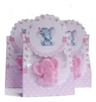 Comprar Souvenir Baby Shower Nena  Elefantitos X 20 Unidades.-