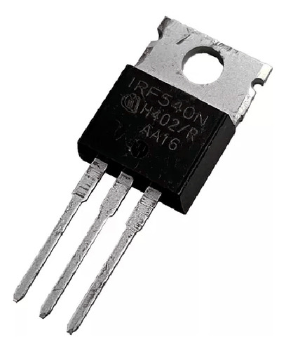 Tecneu 10 Piezas Transistor Irf540 Mosfet 100v 33a Alta Potencia Canal N