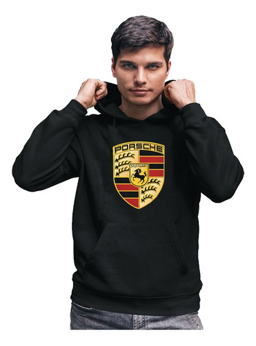 Polerones Porsche Logo Pecho Y Espalda