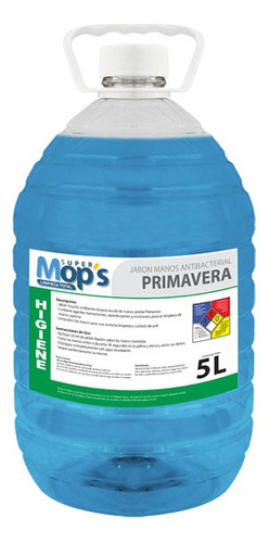 Jabon Liquido Para Manos Mops Mops812 Primavera 5 Litros