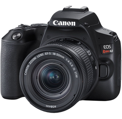 Canon Eos Rebel Sl3 Dslr Camara Con 18-55mm Lens (black)