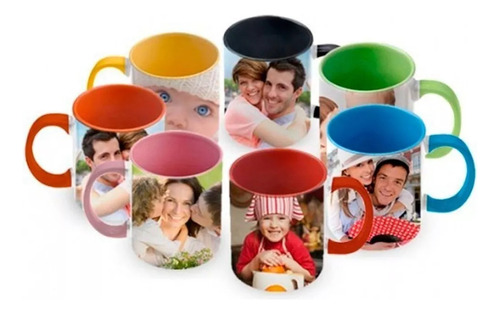 Taza De Color Personalizadas Foto Texto Souvenirs Logo Bola8