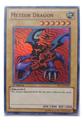 Dragon Meteoro Carta Clasica +15 Cartas Regalo Yugioh