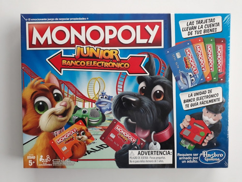 Monopoly Junior Banco Electronico Juego Original Nuevo 