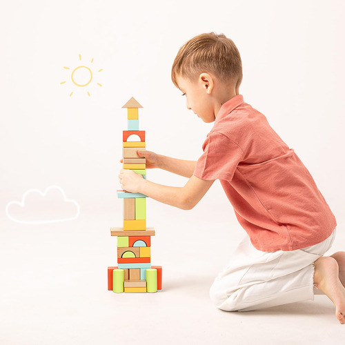 Building Blocks Look, 100 Unidades, Para Niños Pequeños De 1