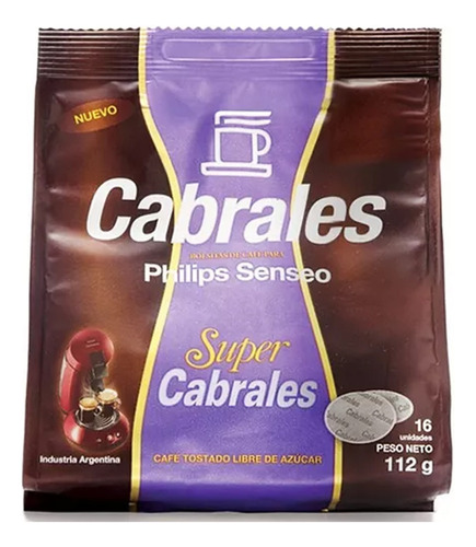 Bolsitas De Café Cabrales Philips Senseo Calidad Premium