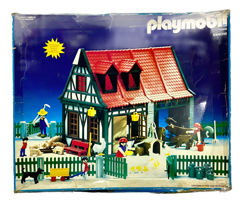 Playmobil 3556 Granja Medieval Rancho Completa 1987 Retromx (Usado)