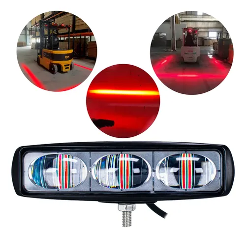 Farol Led Red Zone Linha Vermelha Para Empilhadeira 10~80v