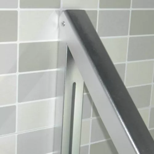 Perchero plegable de aleación de aluminio para colgar en la pared