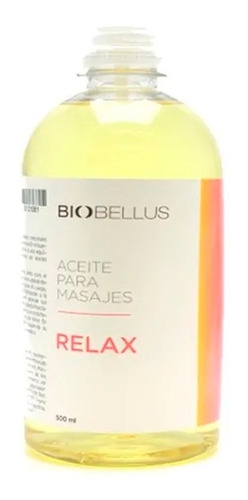 Aceite Masajes Relax Biobellus Romero Salvia Menta X 500 Ml