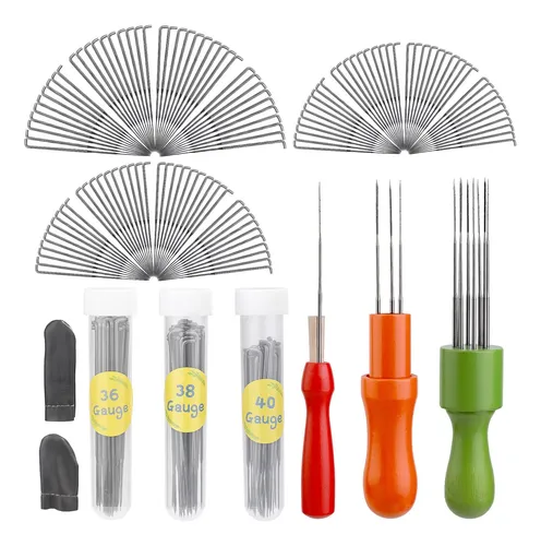 Jupean 130 Pcs Herramientas De Fieltro De Aguja Kit