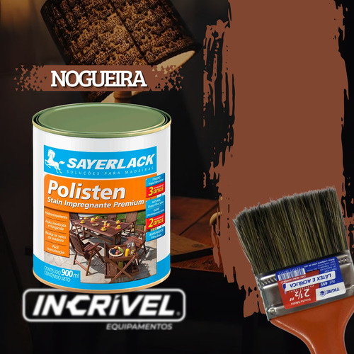Poliste Premium Stain Cores Porta/madeiras/janelas Sayerlack