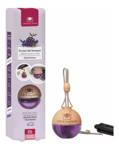 Aromatizante Cristalinas Para Automóvil Frutos Del Bosque