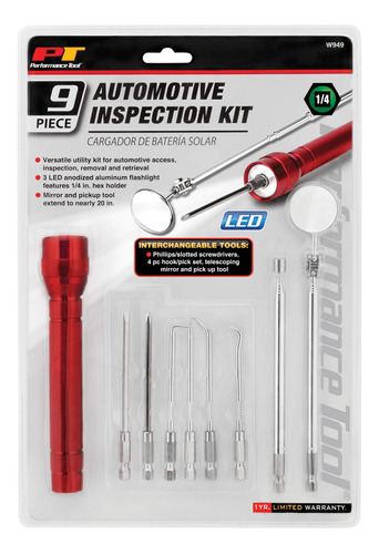 W949 9-piece Automotive Inspection Kit (9pc)