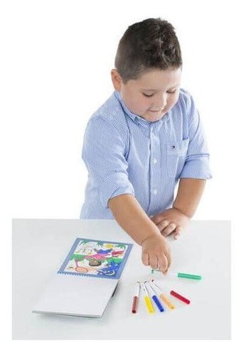 Bloc Album Para Colorear Por Numero Melissa And Doug (Usado)