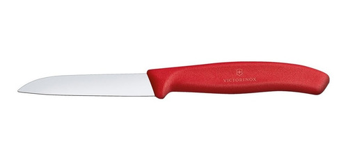 Cuchillo Victorinox Recto Color Rojo.8cms. - Electromundo