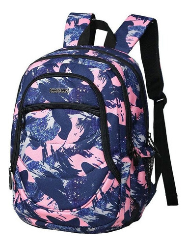 Mochila Mujer Kossok Lepi Espalda Primaria Escolar Mediana Color 354 Sky