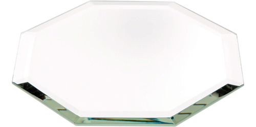 Espejo De Vidrio Biselado Plymor Octagon De 3 Mm, 4 Pulgadas